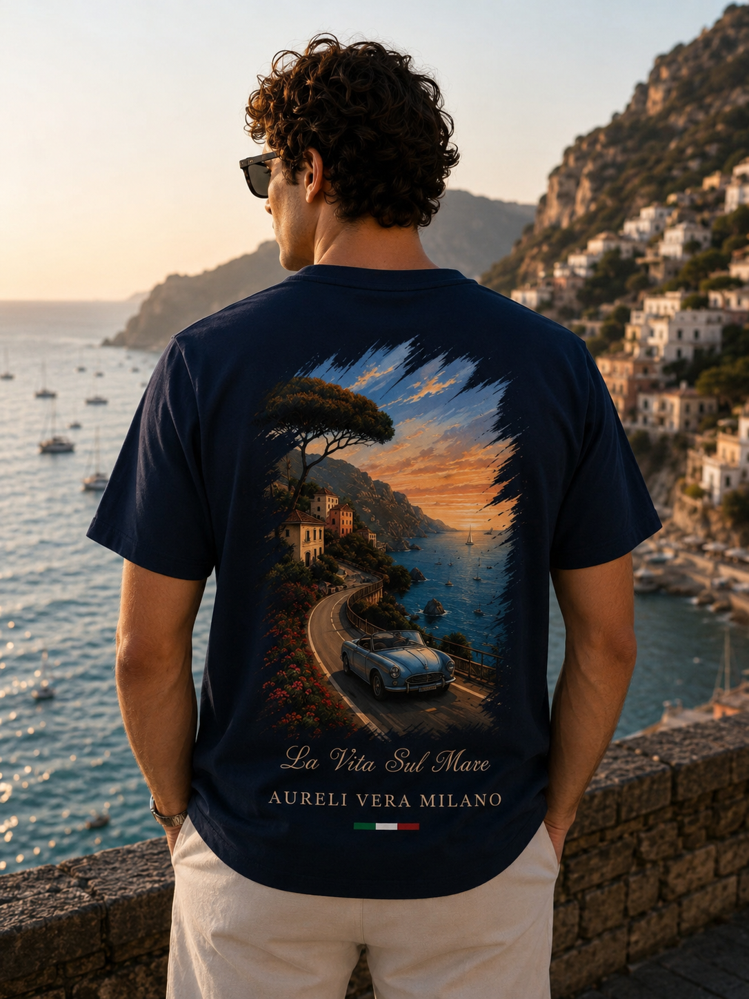 Aureli Vera Milano La Vita Sul Mare campaign